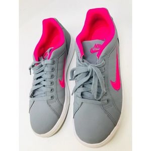 Nike Court Tradition II Shoes Womens Size US 10 EU 42 Gray/White/Pink 635425-060